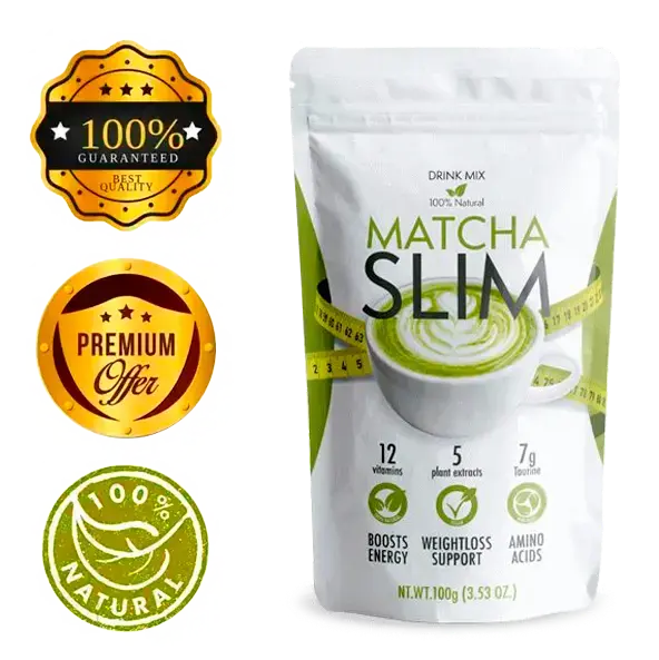 Product packaging Matcha Slim