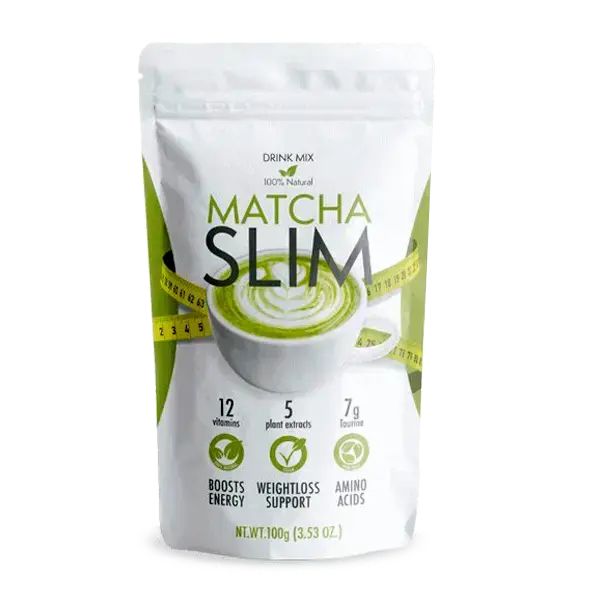 Packaged product Matcha Slim Packaged white product